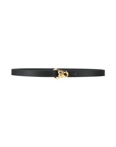 Tagliatore 02-05 Woman Belt Black Size 30 Leather