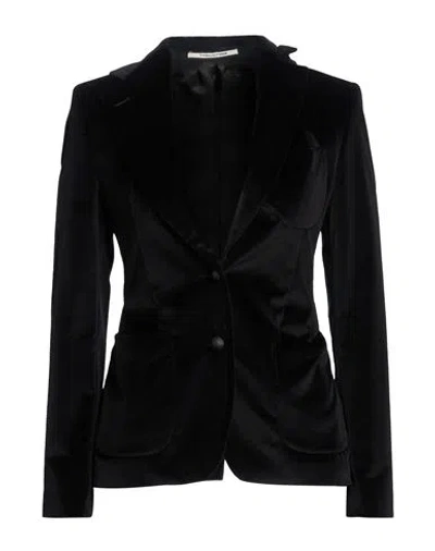 Tagliatore 02-05 Woman Blazer Black Size 4 Cotton, Elastane