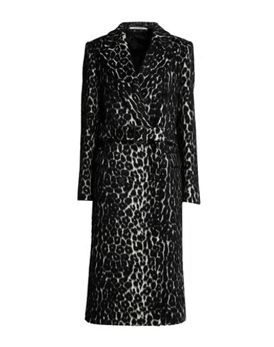 Tagliatore 02-05 Woman Coat Black Size 4 Wool, Alpaca Wool, Polyamide