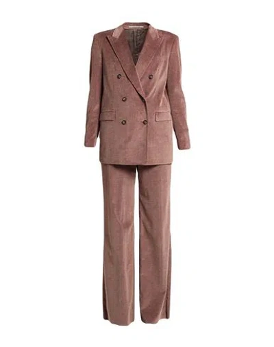 Tagliatore 02-05 Woman Co-ord Brown Size 10 Cotton, Cashmere, Elastane