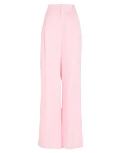 Tagliatore 02-05 Woman Pants Light Pink Size 10 Linen
