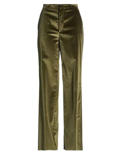 Tagliatore 02-05 Woman Pants Military Green Size 4 Cotton, Elastane In Multi