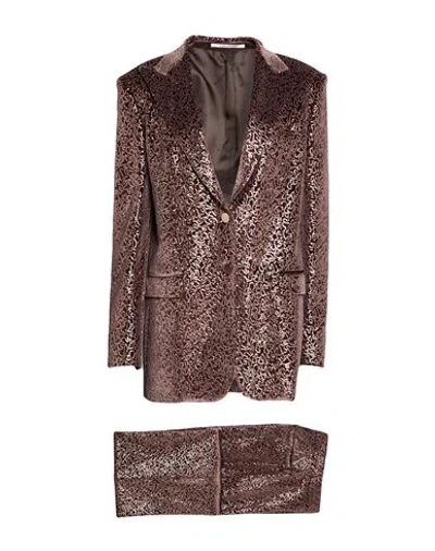 Tagliatore 02-05 Woman Suit Chocolate Brown Size 4 Polyester, Elastane