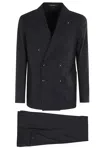 Tagliatore Men's Wool And Cotton Suit In Blu