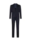 Tagliatore Virgin Wool Suit In Blue