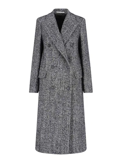 TAGLIATORE DOUBLE-BREASTED MIDI COAT
