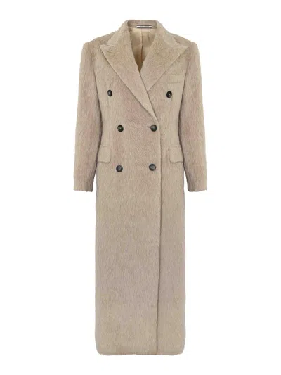 TAGLIATORE CAITLYN ALPACA AND WOOL COAT