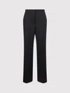 Tagliatore Twill Stretch Tailored Pants In Black