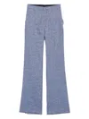 Tagliatore Adima Trousers In Blue