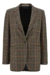 Tagliatore Notched Lapels Checked Blazer In Multi