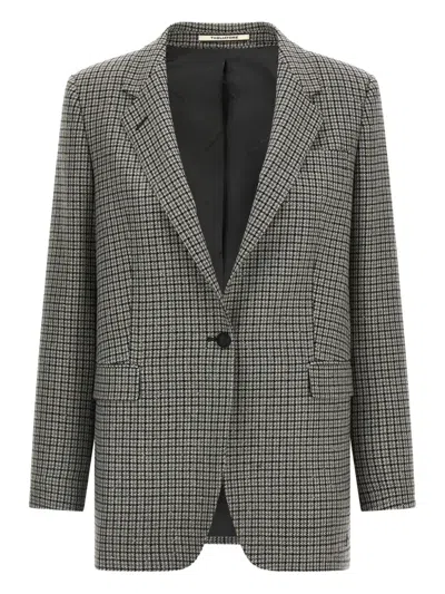 TAGLIATORE ADRIANNE HOUNDSTOOTH BLAZER
