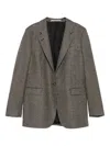 Tagliatore Adrianne Houndstooth Wool Blazer Clothing In Gray
