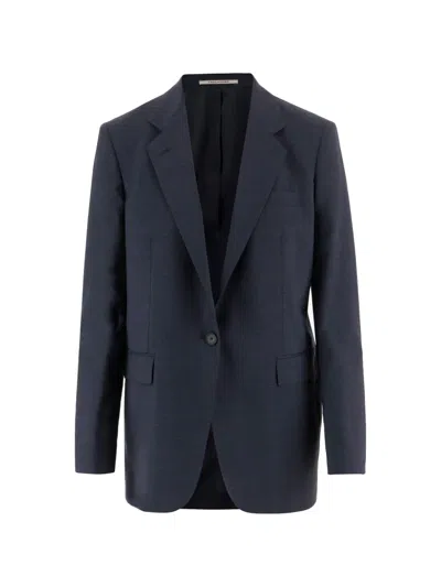 Tagliatore Adrianne Single-breasted Blazer In Blue