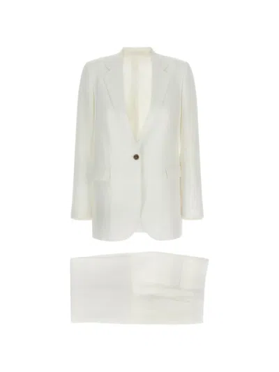 Tagliatore Adrianne Dress In White