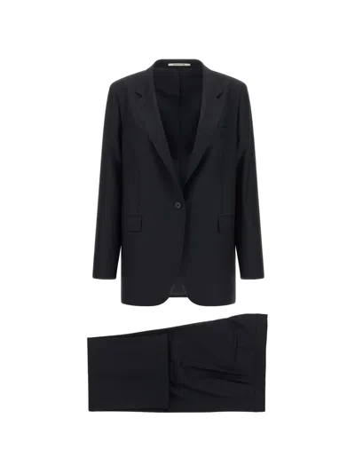 Tagliatore Adrienne Single-breasted Suit In Black