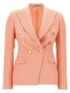 Tagliatore Double-breasted Tailored Jacket With Textured Finish