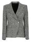 Tagliatore Jalicya Double-breasted Blazer Jacket In Black