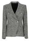 Tagliatore Jalicya Double-breasted Blazer Jacket In Multicolour