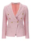 Tagliatore Alicya Blazer In Nude & Neutrals