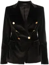 Tagliatore Jalicya Velvet Double-breasted Blazer