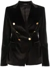 Tagliatore Jalicya Velvet Double-breasted Blazer