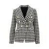 Tagliatore J-alycia Single-breasted Two-button Jacket In Black