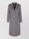Tagliatore Amanda Coat With Buttoned Cuffs And Pockets In Gray