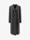 Tagliatore Amanda Herringbone Fabric Coat