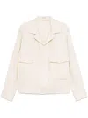 Tagliatore Amir Casual Jacket In Beige Linen In Neutrals