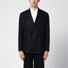 Tagliatore Double-breasted Wool And Cashmere Blazer In Black