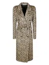 Tagliatore Animalier-pattern Double-breasted Coat In Animal Print