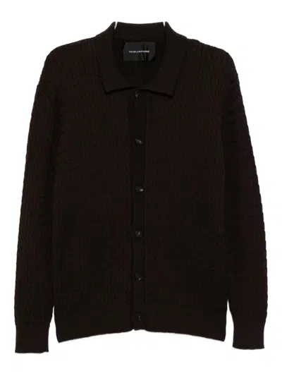 Tagliatore Anson Cardigan In Black