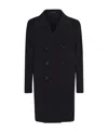 Tagliatore Arden Double-breasted Coat In Black