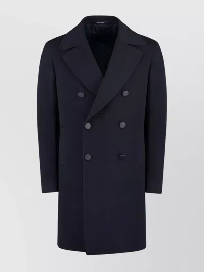 TAGLIATORE ARDEN DOUBLE-BREASTED VIRGIN WOOL COAT