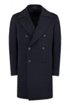 Tagliatore Men's Arden Double-breasted Virgin Wool Coat