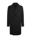 Tagliatore Cappotto 2 Petti Sfoderato Londra Grigio 90 Lana 10 Cachemire Coats Black In Black