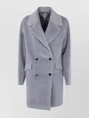 Tagliatore Ariane Double-breasted Coat For Women In Blue