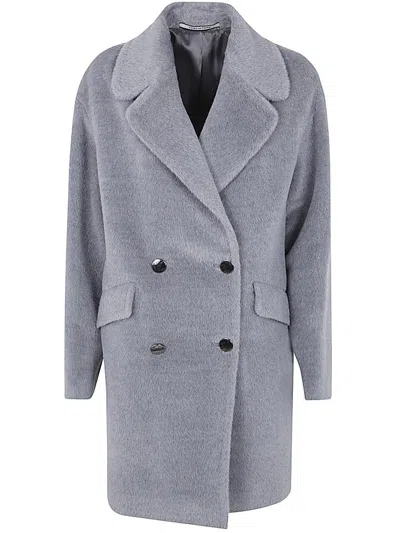 Tagliatore Ariane Woman Coat Clothing In Grey