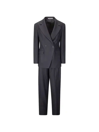 Tagliatore Astra Double-breasted Jacket In Black