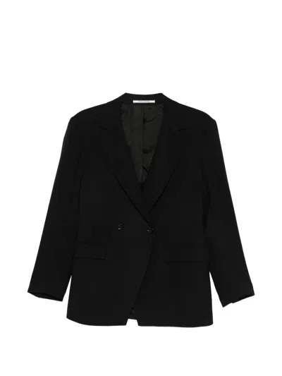 Tagliatore Astra Double-breasted Suit In Black