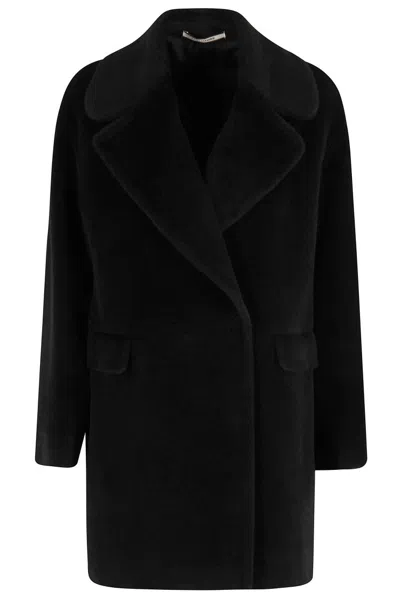 TAGLIATORE ASTRID OVER-FIT DOUBLE-BREASTED ALPACA COAT