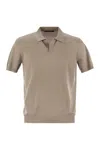 Tagliatore Basic Short-sleeved Cotton Polo Shirt