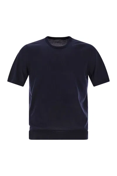 TAGLIATORE TAGLIATORE BASIC SHORT-SLEEVED COTTON T-SHIRT