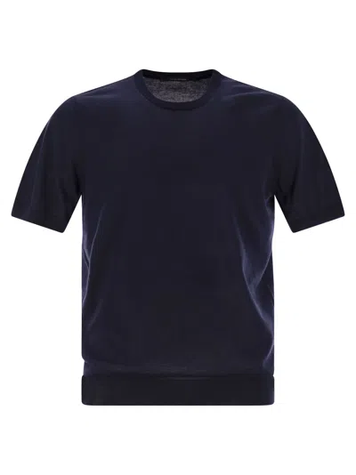 TAGLIATORE BASIC SHORT-SLEEVED COTTON T-SHIRT