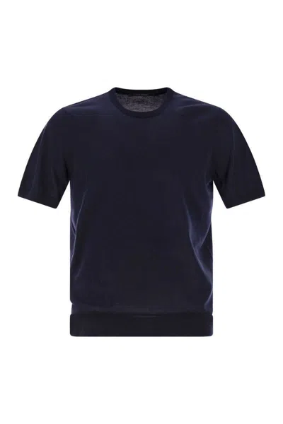 TAGLIATORE TAGLIATORE BASIC SHORT-SLEEVED COTTON T-SHIRT