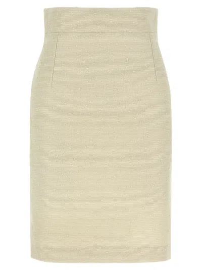 TAGLIATORE BEIGE NELL SKIRT