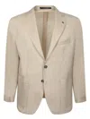 Tagliatore Gdakar Brooch Detailed Blazer In Beige