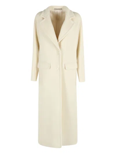 TAGLIATORE BEIGE SINGLE-BREASTED COAT