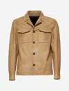 Tagliatore Beige Suede Darlene Jacket