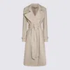 TAGLIATORE TAGLIATORE BEIGE WOOL CAROLA COAT